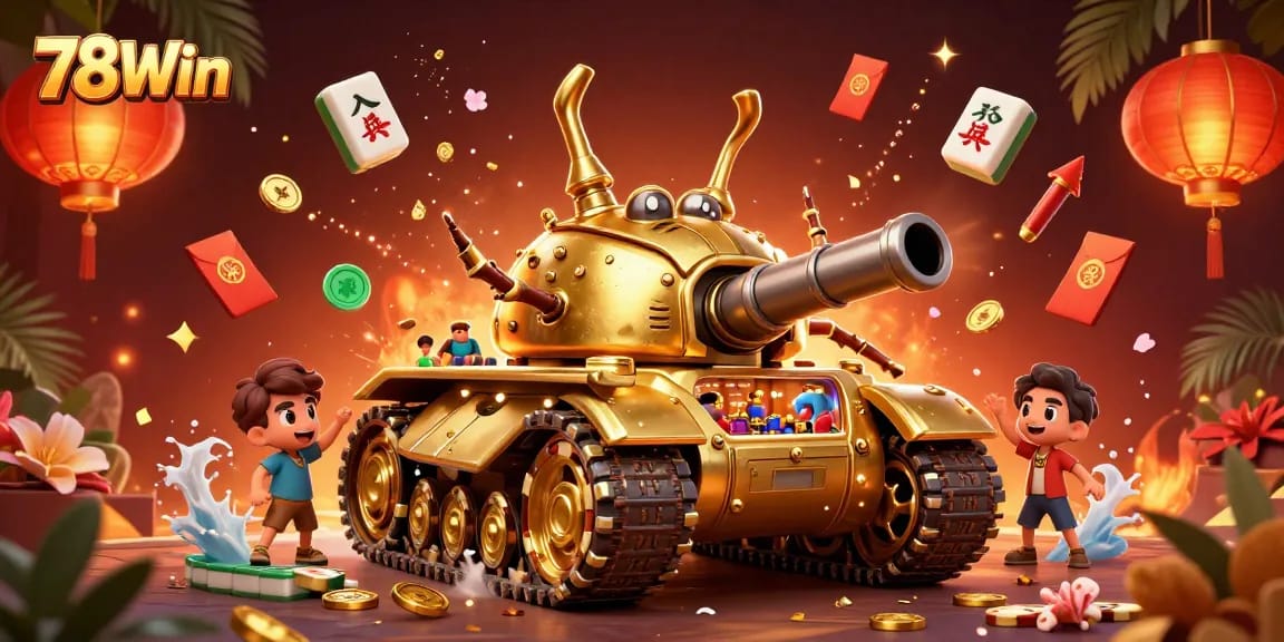 Experience the thrill of winning at 78Win's unique casino with vibrant visuals and engaging elements.