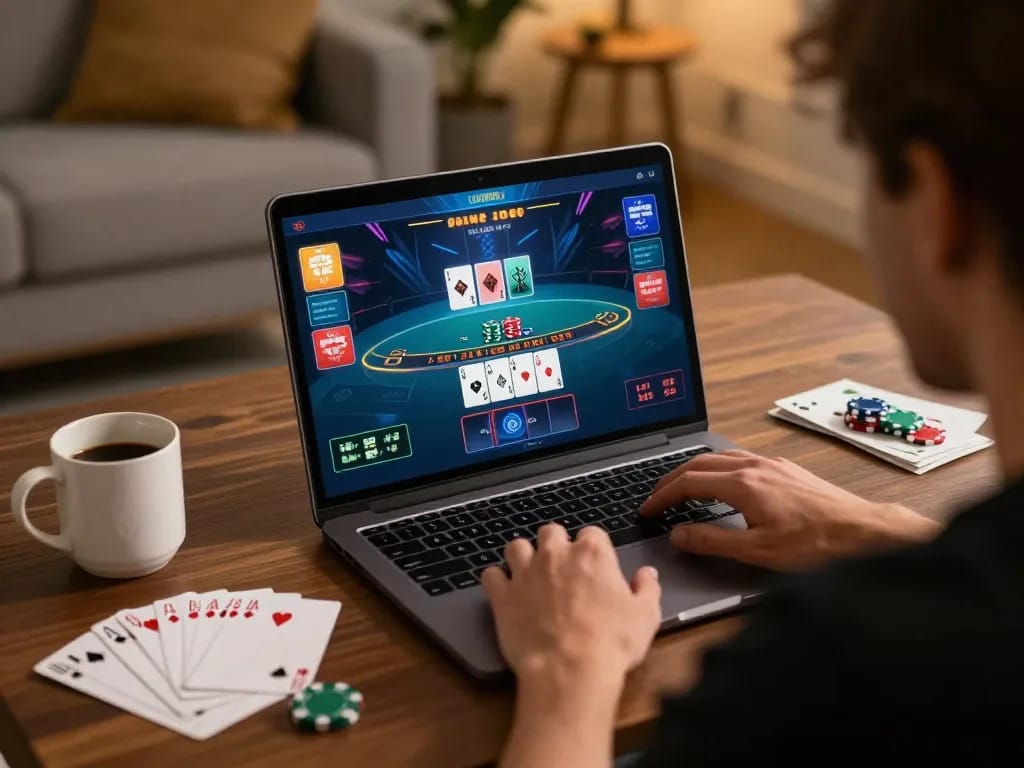 Engaging in live dealer blackjack at home with the RR888 online casino interface visible