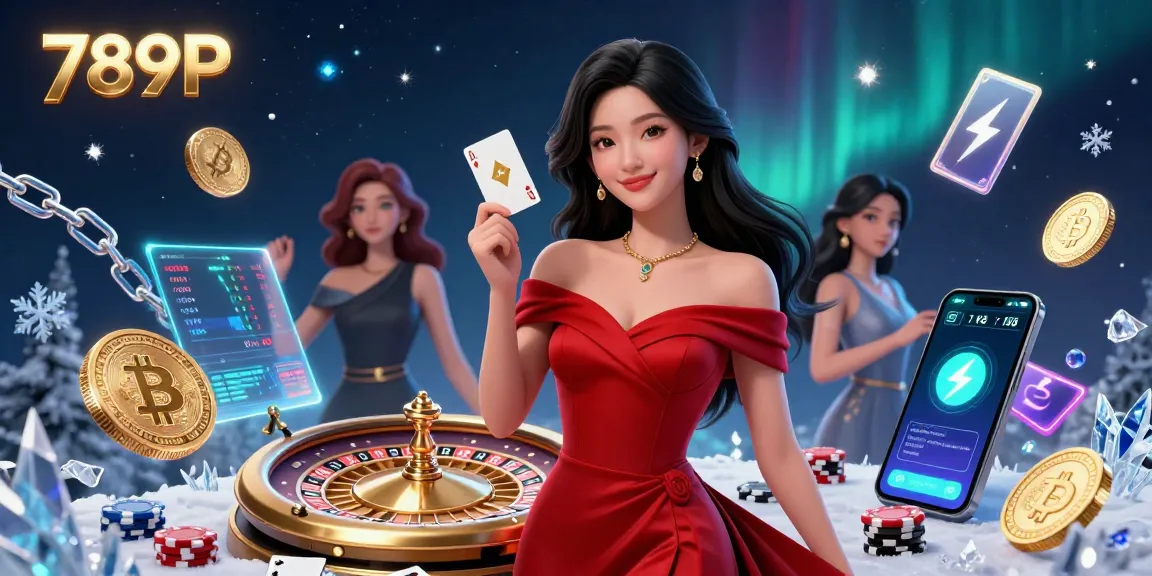 Join the excitement at 789P, where a beautiful woman celebrates winning beside a roulette wheel.